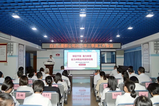 鉚足干勁，全力沖刺！星群公司召開2025年三季度工作會議